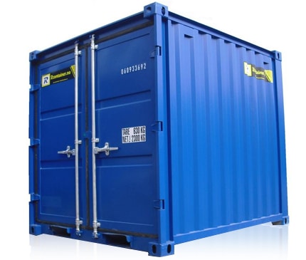 8 fot lagercontainer