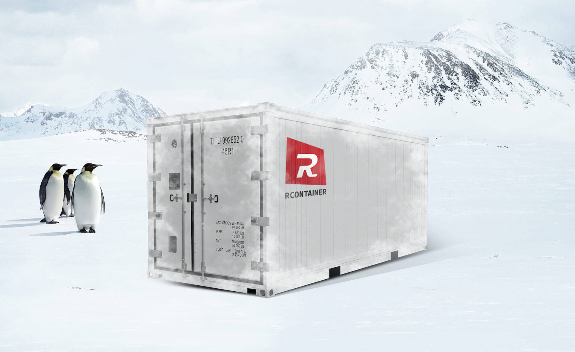 HC/PW kjøl/frys/varme-container