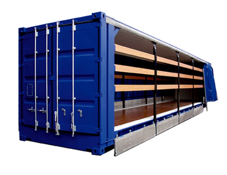 45 ft Gardinsidecontainer