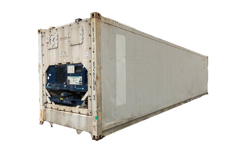 Brukt 40 ft HC Kjøl/Frys container. AS IS