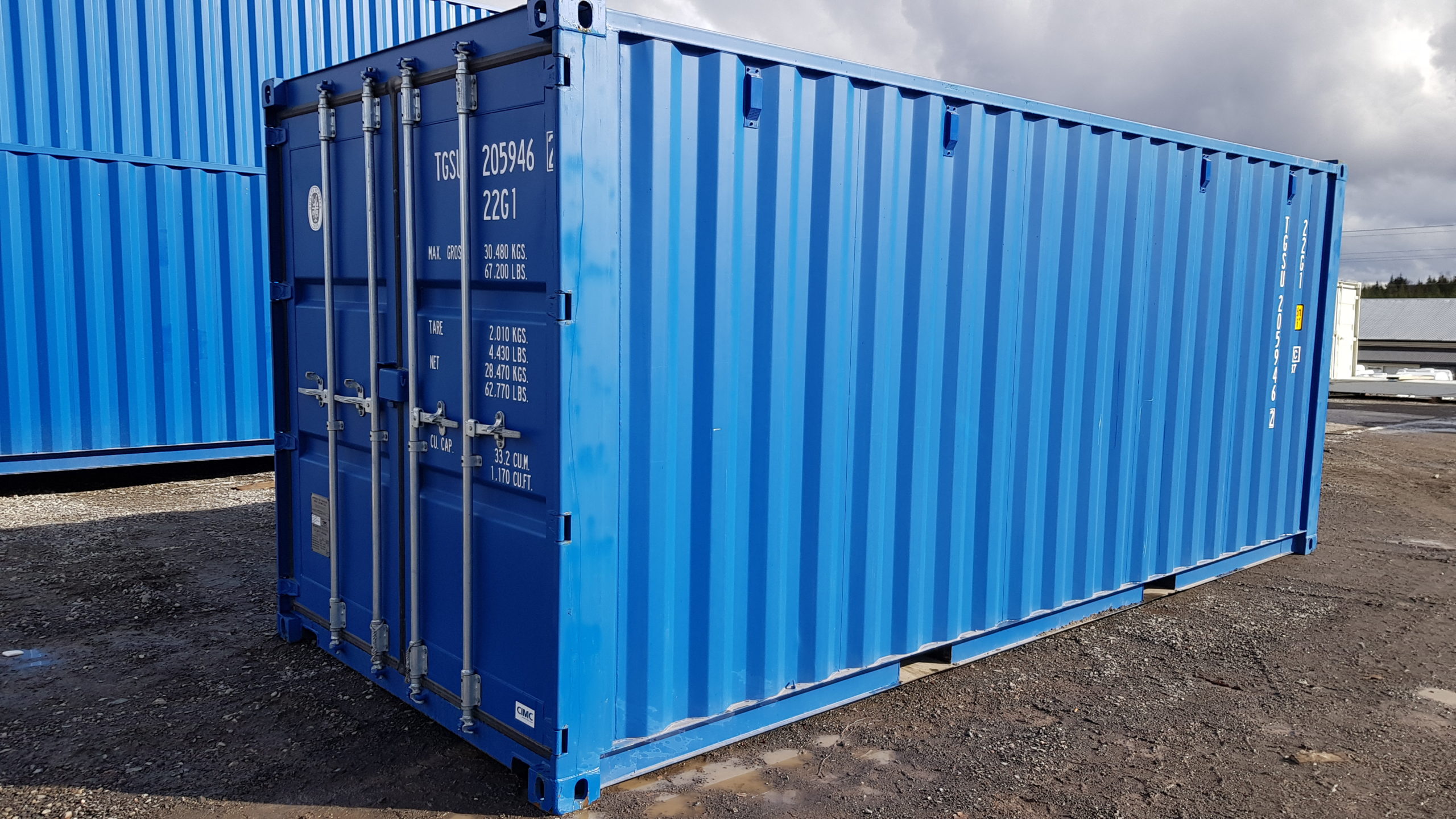 20 ft isolert container med el
