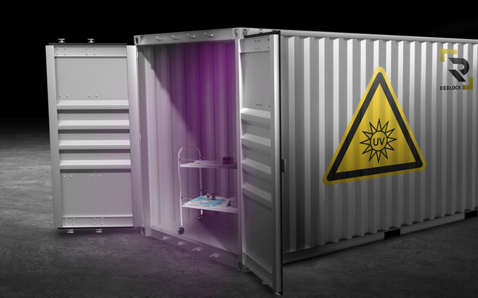 20 ft DC - Containere mot coronaviruset