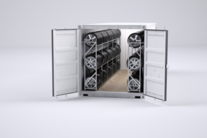 20 og 40 ft. dekkcontainer