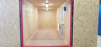 Supertilbud på ferdig isolert 20 fots container ut april